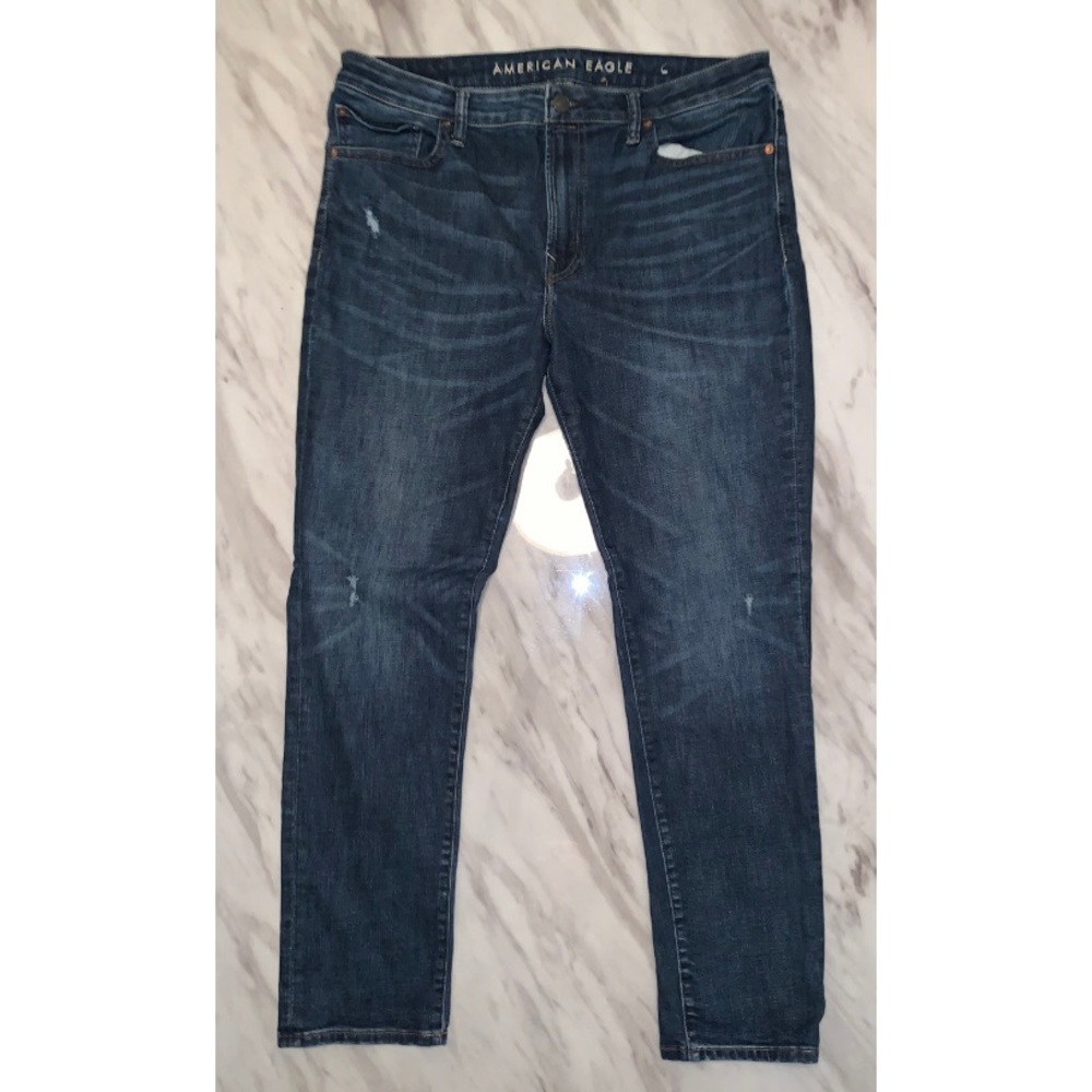 American Eagle Slim Straight Jeans (Size: 36x32)